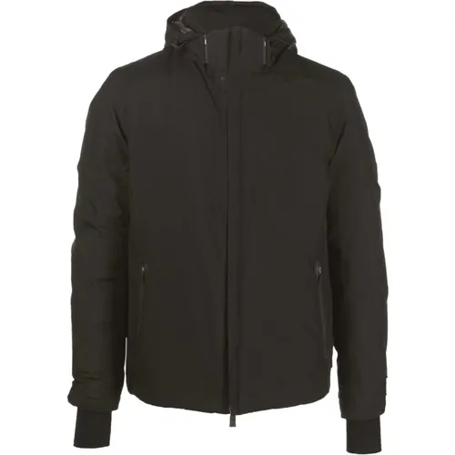 Laminar Gray Marengo Goretex Jacket - Outwear Sizes: 52, Colors: Dark Gray , male, Sizes: M - Herno - Modalova