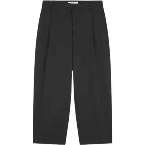 Cropped Pleated Chino Pants , male, Sizes: S, 3XS, XS, 2XS - Maison Kitsuné - Modalova