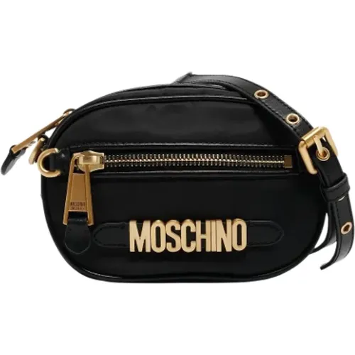Pre-owned Leather crossbody-bags , female, Sizes: ONE SIZE - Moschino Pre-Owned - Modalova
