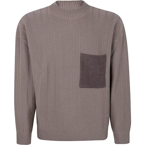 Räucherstäbchen Pullover Sweater , Herren, Größe: XL - Emporio Armani - Modalova