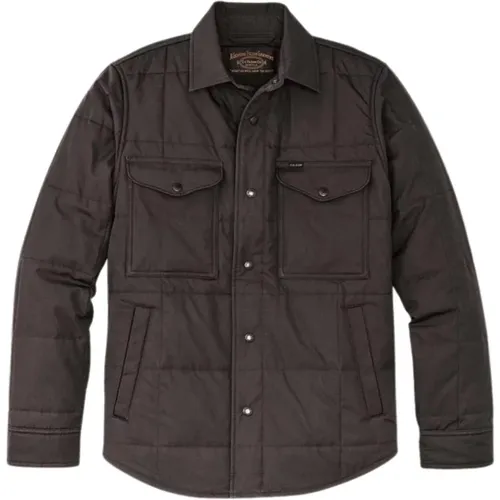 Quilted Jac-Shirt Marrone Scuro Aw23 , male, Sizes: L - Filson - Modalova