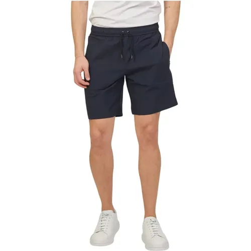 Blaue Bermuda Shorts mit Taschen , Herren, Größe: S - K-way - Modalova