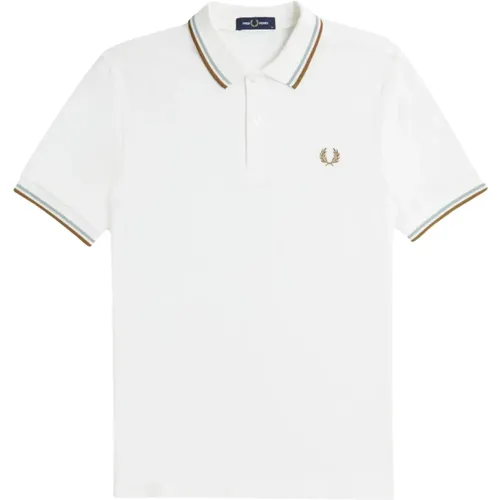 Polo mit Doppelstreifen M3600 , Herren, Größe: S - Fred Perry - Modalova