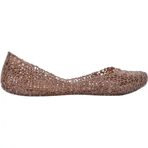 Glitter Ballerina Shoes , female, Sizes: 8 UK, 4 UK, 5 UK, 3 UK - Melissa - Modalova