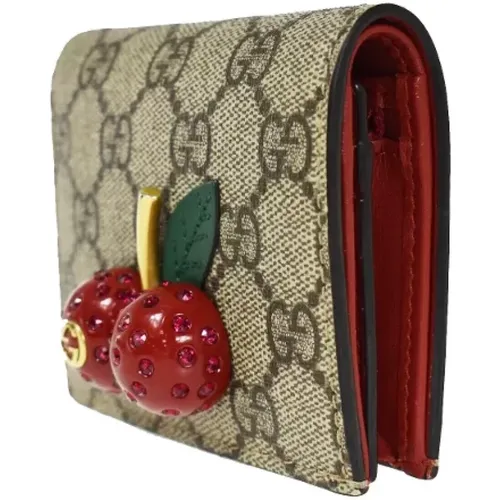 Pre-owned Canvas wallets , female, Sizes: ONE SIZE - Gucci Vintage - Modalova