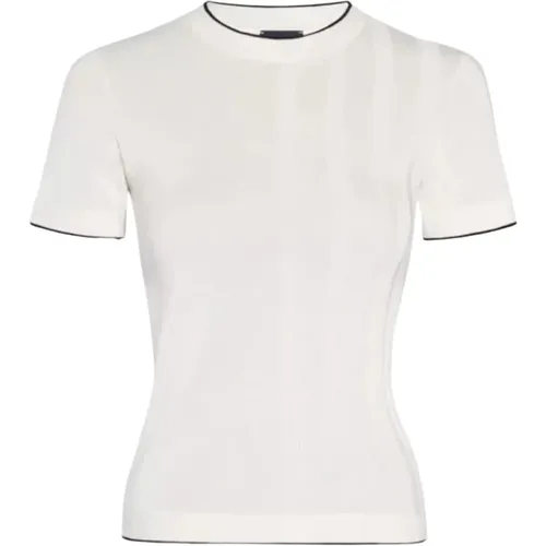 Weißes Strick T-Shirt mit 'J' Haken - Jacquemus - Modalova