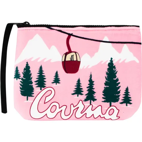 Stylish Storage Bag with Original Prints , female, Sizes: ONE SIZE - MC2 Saint Barth - Modalova