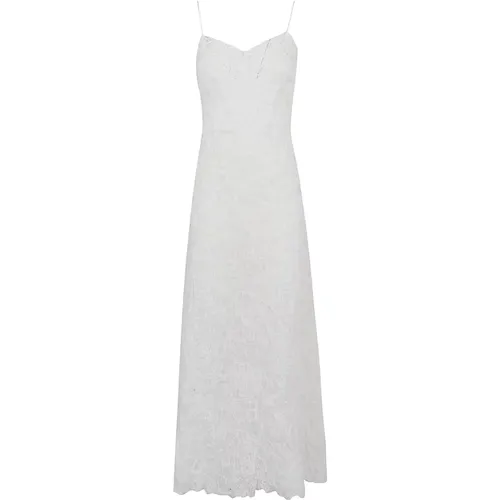 Snow Long Dress , female, Sizes: XS - Ermanno Scervino - Modalova