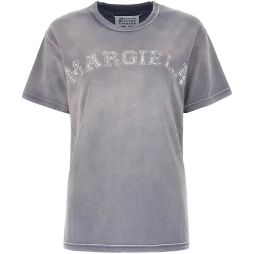 Klassisches Damen T-Shirt - Hochwertiger Stoff , Damen, Größe: XS - Maison Margiela - Modalova