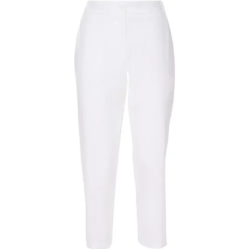 Weiße Baumwoll-Slim-Fit-Hose - Ottod'Ame - Modalova