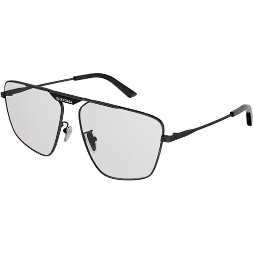 Light Grey Sunglasses , male, Sizes: 61 MM - Balenciaga - Modalova
