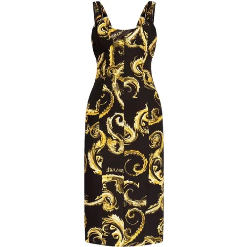 Schwarzes Kleid für Frauen Aw24 - Versace Jeans Couture - Modalova