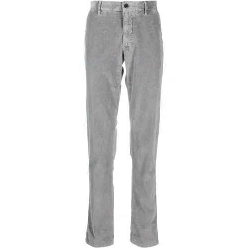 Light Grey Trousers , male, Sizes: W30, W38, W40 - Incotex - Modalova