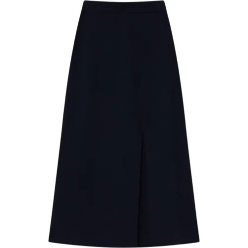 Merino Wool Midi Skirt , Damen, Größe: M - Aeron - Modalova