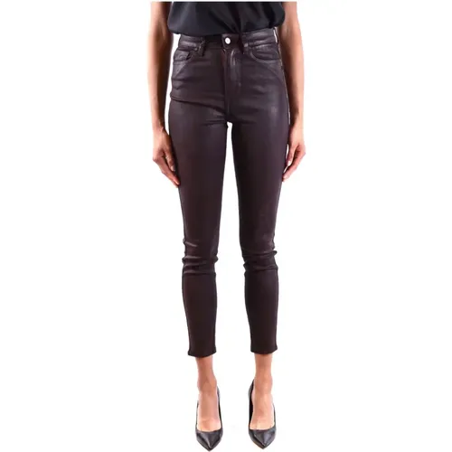 Braune Skinny Jeans für Aw22 , Damen, Größe: W28 - Paige - Modalova