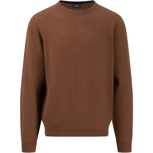 Kaschmir O-Neck Pullover , Herren, Größe: M - FYNCH-HATTON - Modalova