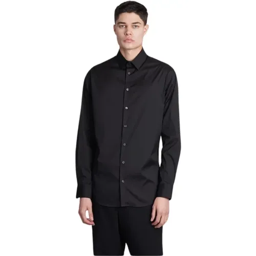 Französisches Kragenhemd , Herren, Größe: XL - Emporio Armani - Modalova