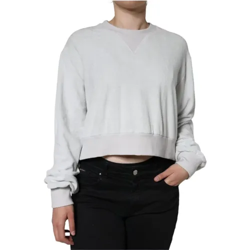 Weiße Nylon Stretch Pullover Sweater - Dolce & Gabbana - Modalova