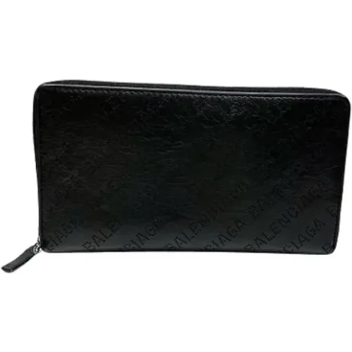 Pre-owned Leather wallets , female, Sizes: ONE SIZE - Balenciaga Vintage - Modalova