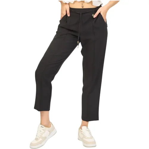 Jogger Trousers with High Waist , female, Sizes: L, S, XS, XL, M - Fracomina - Modalova