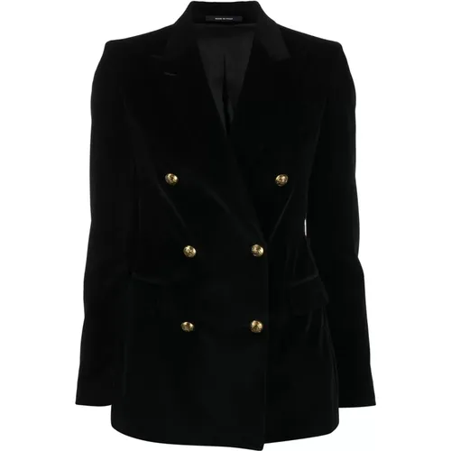 Double-Breasted Blazer , female, Sizes: M, S - Tagliatore - Modalova