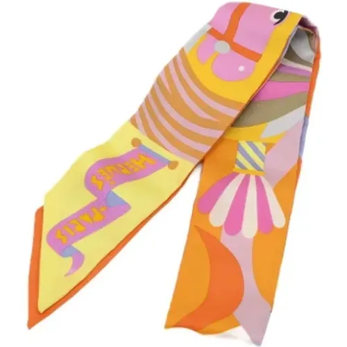 Pre-owned Silk scarves , female, Sizes: ONE SIZE - Hermès Vintage - Modalova