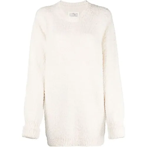 Beiger Sweater von , Damen, Größe: M - Maison Margiela - Modalova