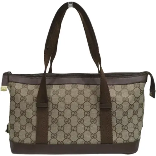 Pre-owned Canvas gucci-bags , female, Sizes: ONE SIZE - Gucci Vintage - Modalova