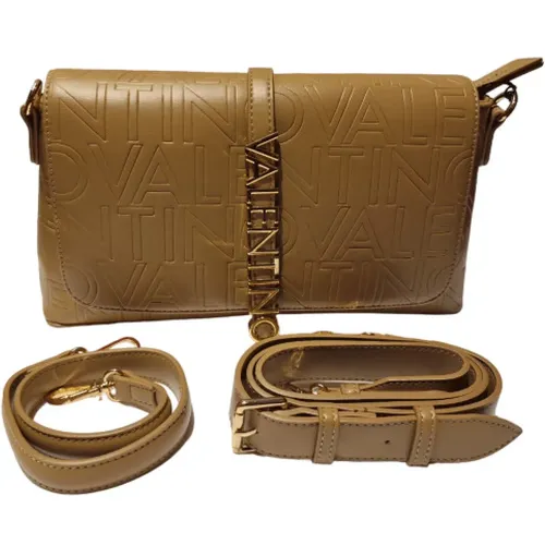 Rechteckige Handtasche mit Gold Details , Damen, Größe: ONE Size - Valentino by Mario Valentino - Modalova