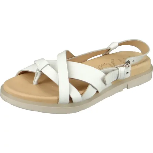 Weiße Damensandalen , Damen, Größe: 41 EU - MJUS - Modalova