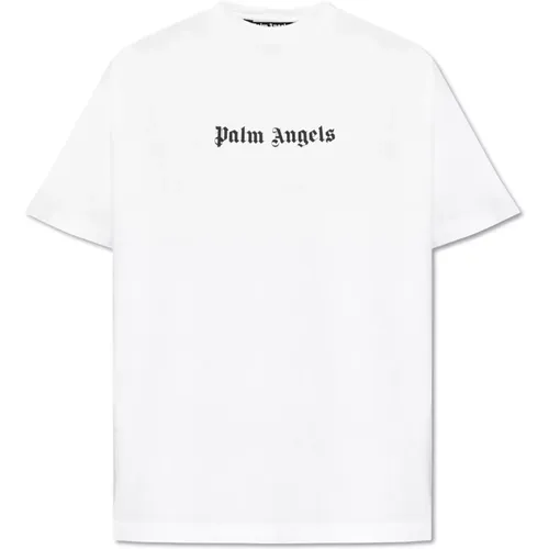 T-Shirt mit Logo , Herren, Größe: M - Palm Angels - Modalova