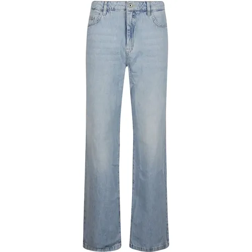 Stylish Denim Jeans for Men , female, Sizes: W30, W25 - PATRIZIA PEPE - Modalova