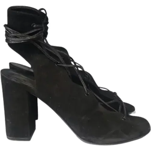 Pre-owned Wildleder sandals , Damen, Größe: 37 1/2 EU - Saint Laurent Vintage - Modalova