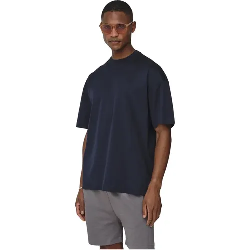 Interlock Supima Oversized T-Shirt , Herren, Größe: L - Valenza - Modalova