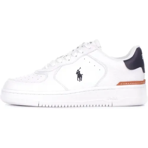 Masters Leather Sneakers , male, Sizes: 8 UK, 11 UK, 12 UK, 10 UK, 7 UK, 5 UK, 6 UK, 9 UK - Ralph Lauren - Modalova