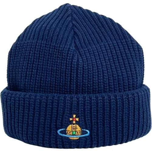 Knit Orb Logo Hat , unisex, Sizes: ONE SIZE - Vivienne Westwood - Modalova