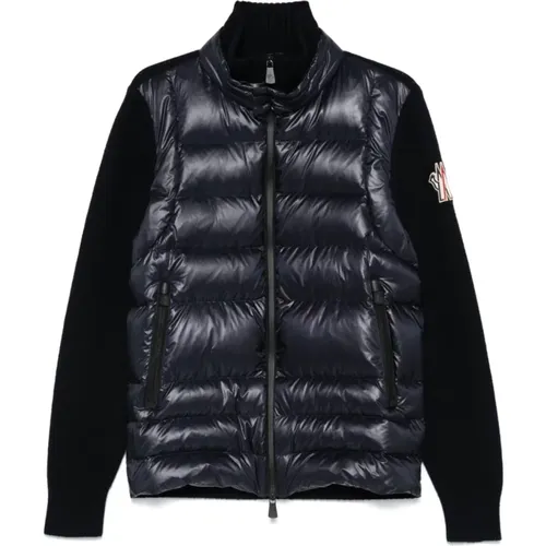 Midnight Padded Sweater , male, Sizes: L, M, XL - Moncler - Modalova