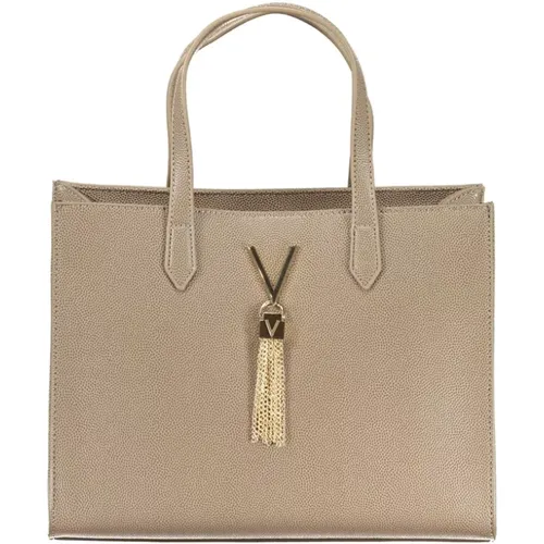 Braune Polyethylen-Handtasche - Valentino by Mario Valentino - Modalova