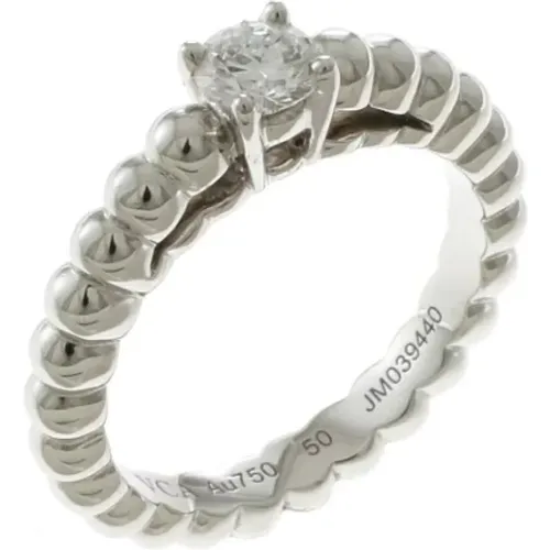 Pre-owned Platinum rings , female, Sizes: ONE SIZE - Van Cleef & Arpels Pre-owned - Modalova