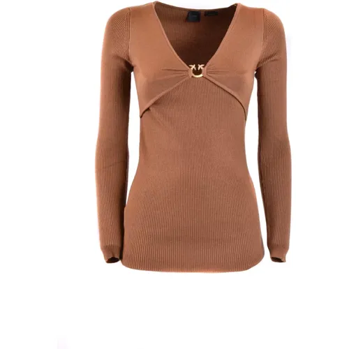 Sweater for Women Aw23 , female, Sizes: L, S, M, 2XS - pinko - Modalova