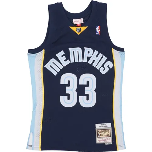 Marc Gasol NBA Dunkles Trikot , Herren, Größe: L - Mitchell & Ness - Modalova