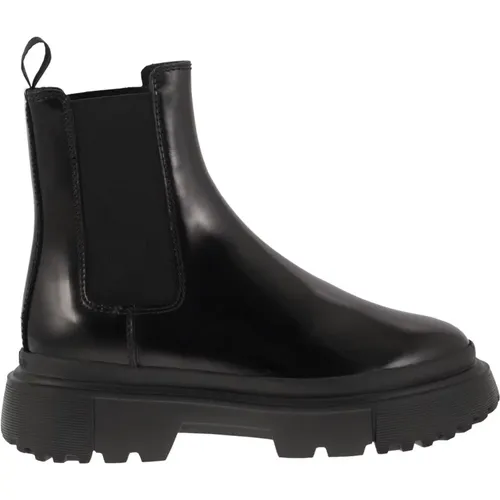 Moderne Stil Chelsea Boots , Damen, Größe: 36 EU - Hogan - Modalova