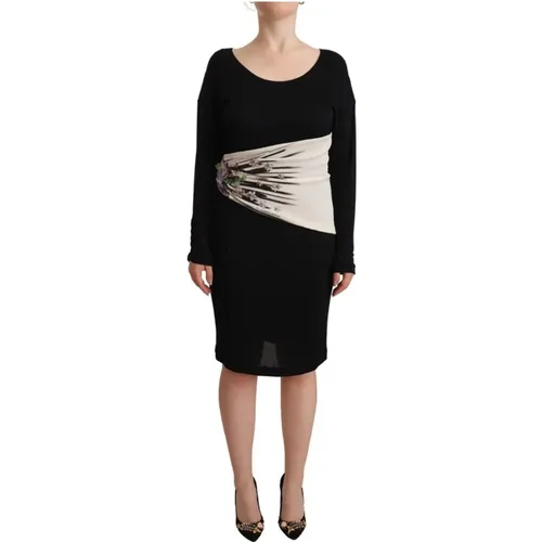 Class Long Sleeve Sheath Dress , female, Sizes: XL - Roberto Cavalli - Modalova