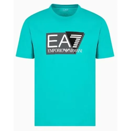 T-Shirts , Herren, Größe: M - Emporio Armani EA7 - Modalova