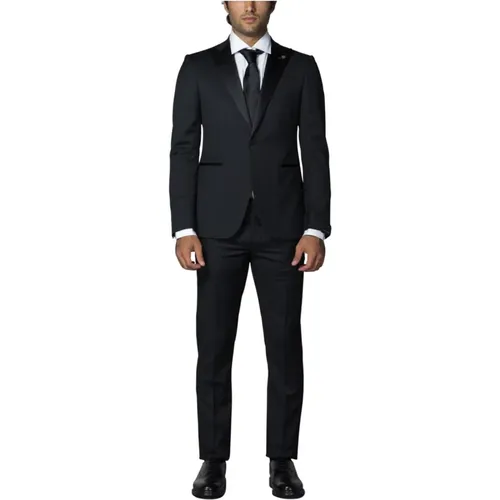 Single Breasted Suits , male, Sizes: M, L, XL, 2XL - Tagliatore - Modalova