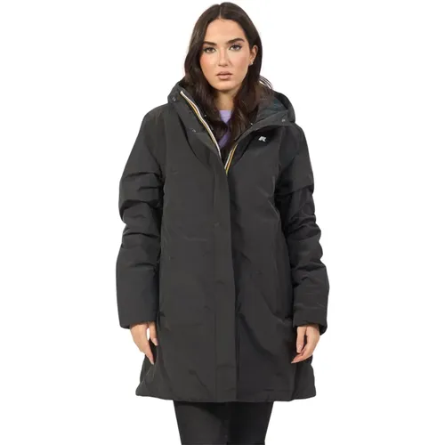 Schwarze Sophie Jacke für Frauen - K-way - Modalova