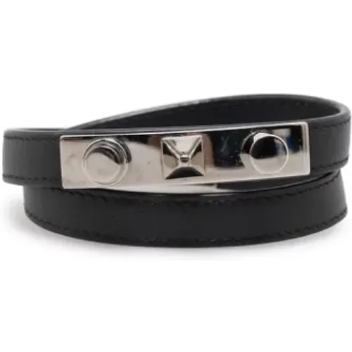 Pre-owned Leather bracelets , female, Sizes: ONE SIZE - Yves Saint Laurent Vintage - Modalova