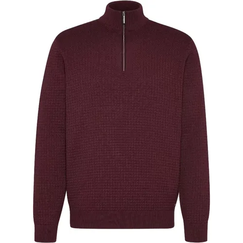 Bordeaux Turtleneck , male, Sizes: L - Bugatti - Modalova