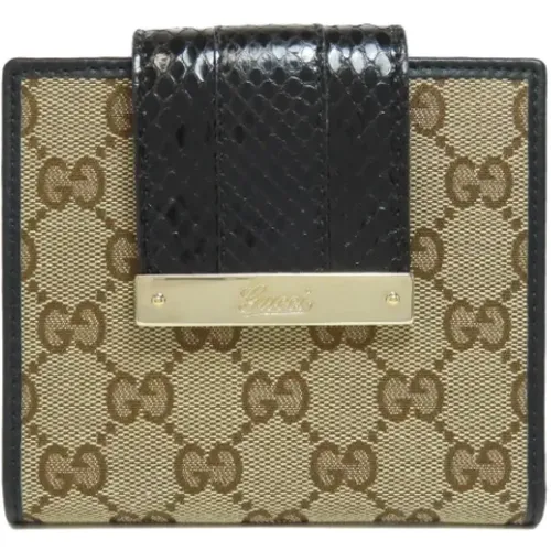 Pre-owned Canvas wallets , female, Sizes: ONE SIZE - Gucci Vintage - Modalova