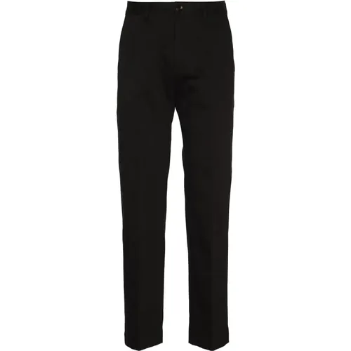 Schwarze Chino Hose , Herren, Größe: L - Ami Paris - Modalova